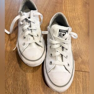 Converse All Star Classic White Kids Sneakers Size 13